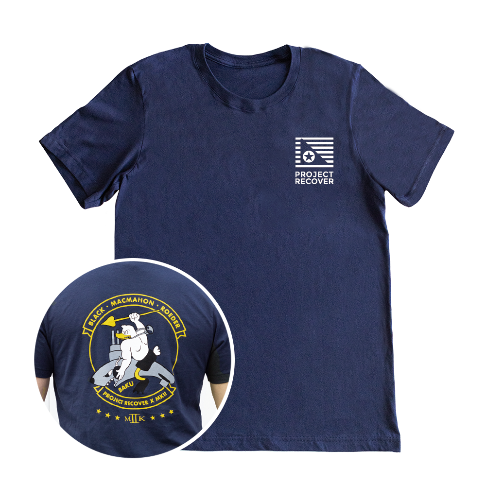 Project Recover BAKU T-Shirt, Navy – Mk II Watches