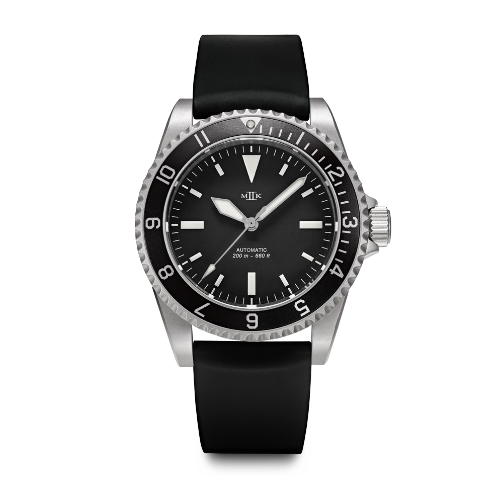 Fulcrum 39 non-date, 12-hr Bezel (Blk) – Mk II Watches
