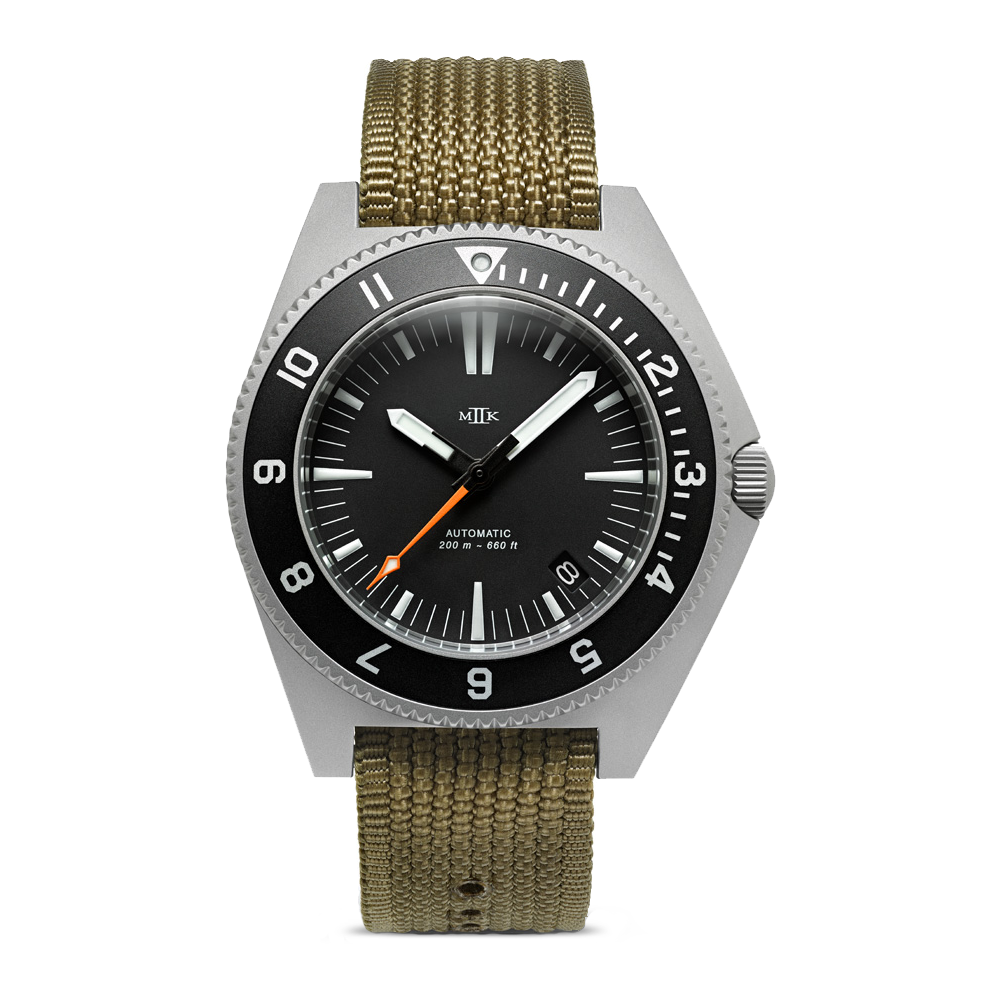 Paradive Gen 3, Type XIII date, 12-hr Al inlay – Mk II Watches