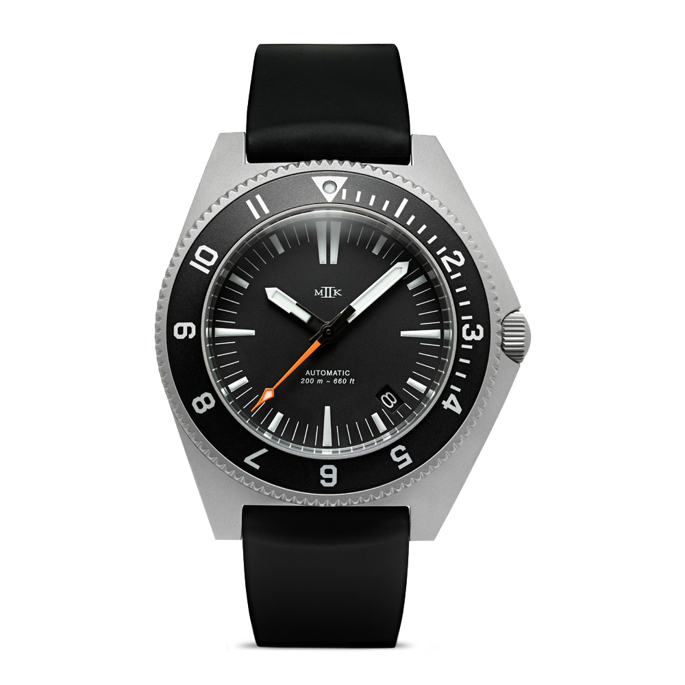 Paradive Gen 3, Type XIII date, 12-hr Al inlay – Mk II Watches