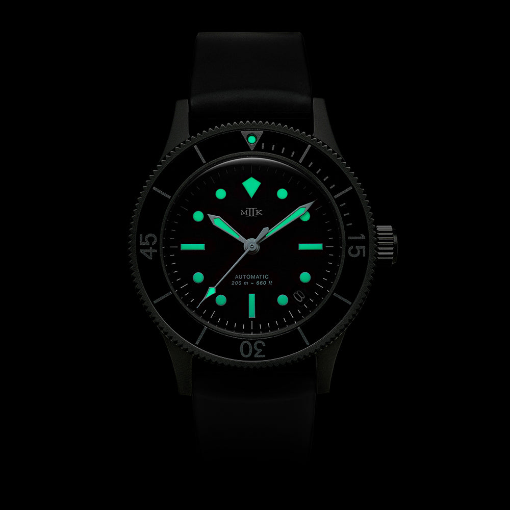 Mk II Stingray II, Keroman, Date, Dive Inlay-Aluminum – Mk II Watches
