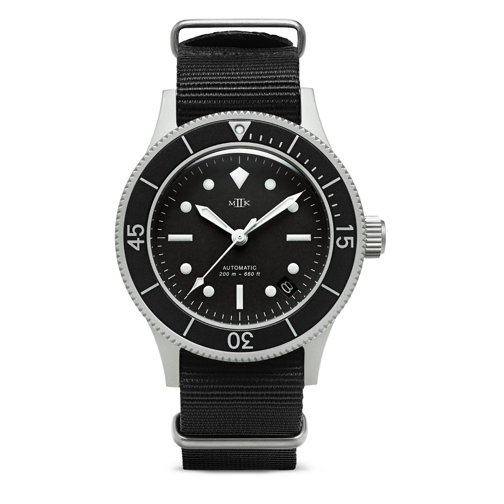 Mk II Stingray II, Keroman, Date, Dive Inlay-Aluminum – Mk II Watches