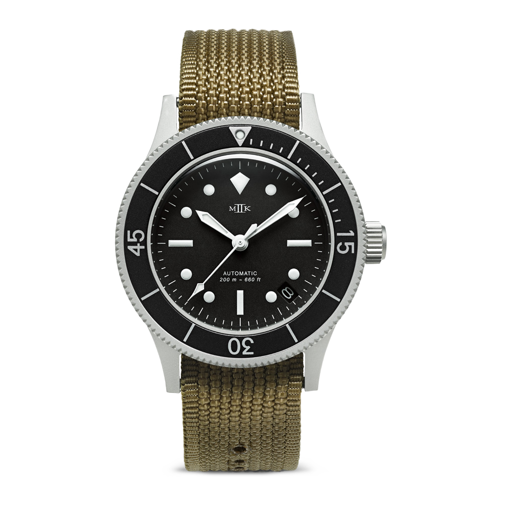 Mk II Stingray II, Keroman, Date, Dive Inlay-Aluminum – Mk II Watches